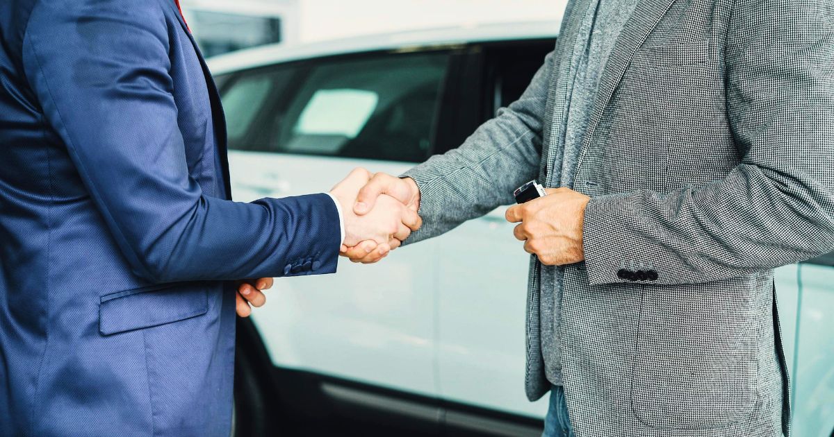 Handshake to sell the business to the next generation
