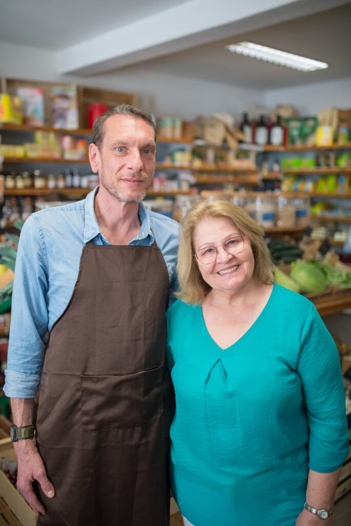 Recent small business purchase by new business owners.